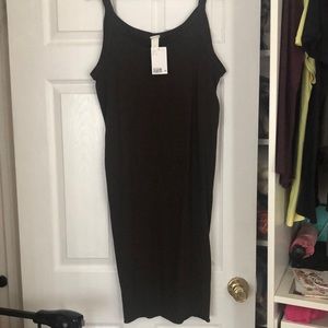 Large brown tank dress
